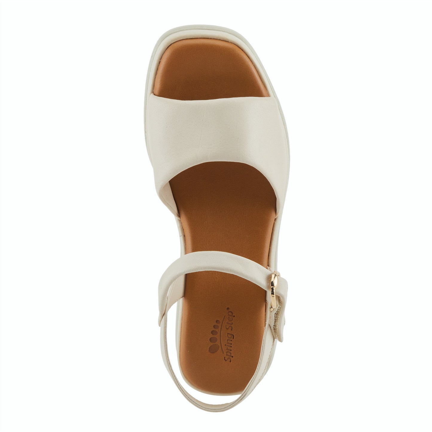 Spring Step Women's Huntington Memory Foam Sandals - Ivory