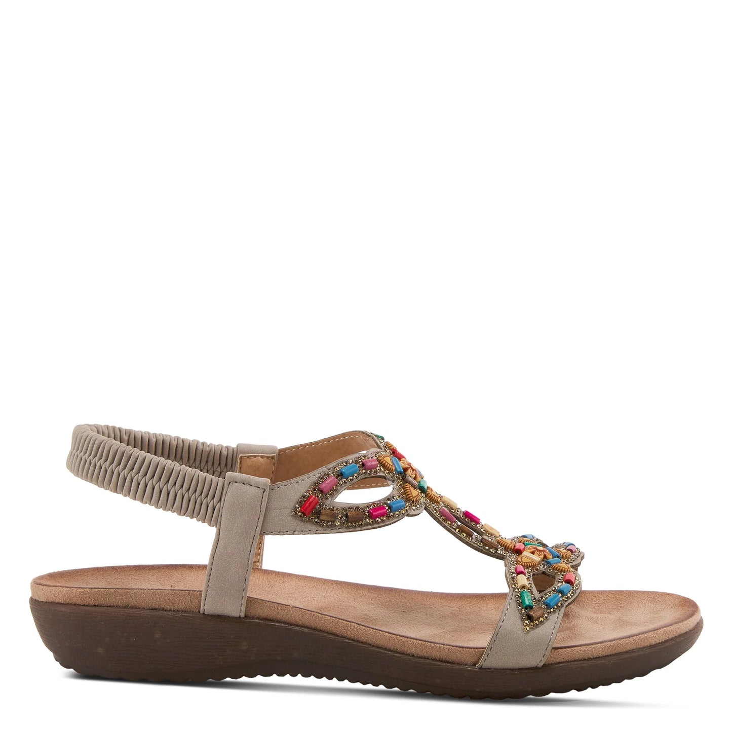 L'Artiste by Spring Step Patrizia Women's Volcanic Sandals - Grey