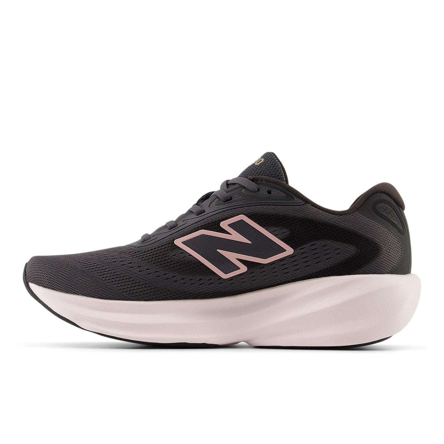 New Balance Women's Fresh Foam 680v9 - BLACK CEMENT with PINK SALT