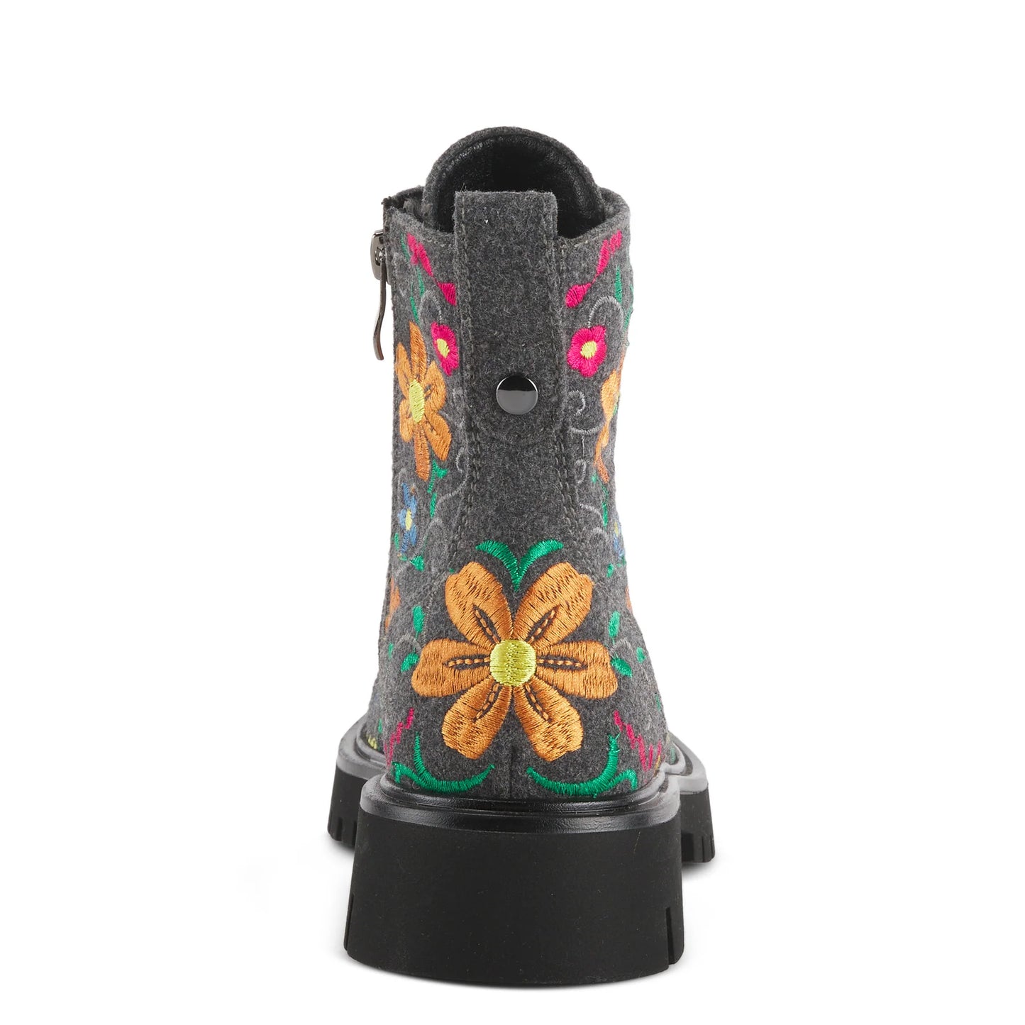 Azura by Spring Step Women's Words of Love Boot - Charcoal Multi