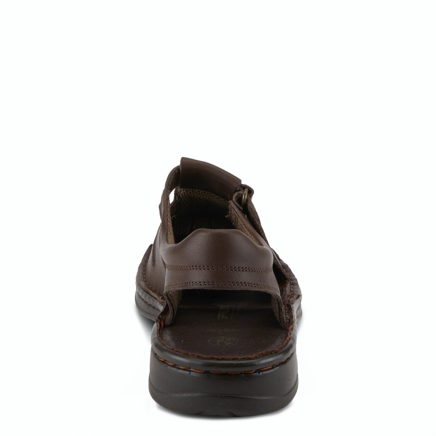 Spring Step Men's Laredo Leather Sandal - Dark Brown