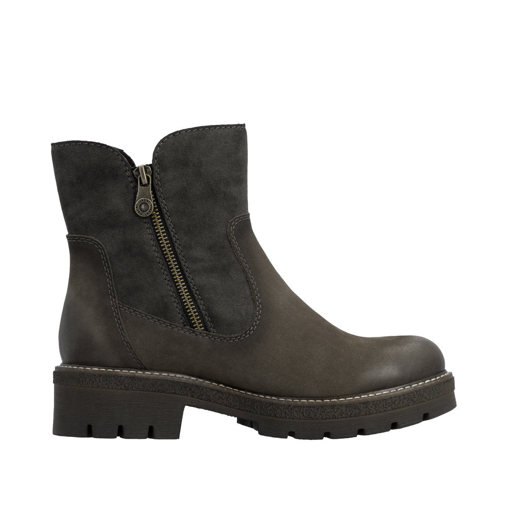 Rieker Women's Sabrina 51 Waterproof Boots - Smoke/Anthracite