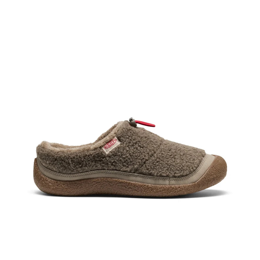 Keen Women's Howser III Slide- Brindle/Brindle Sherpa Fleece