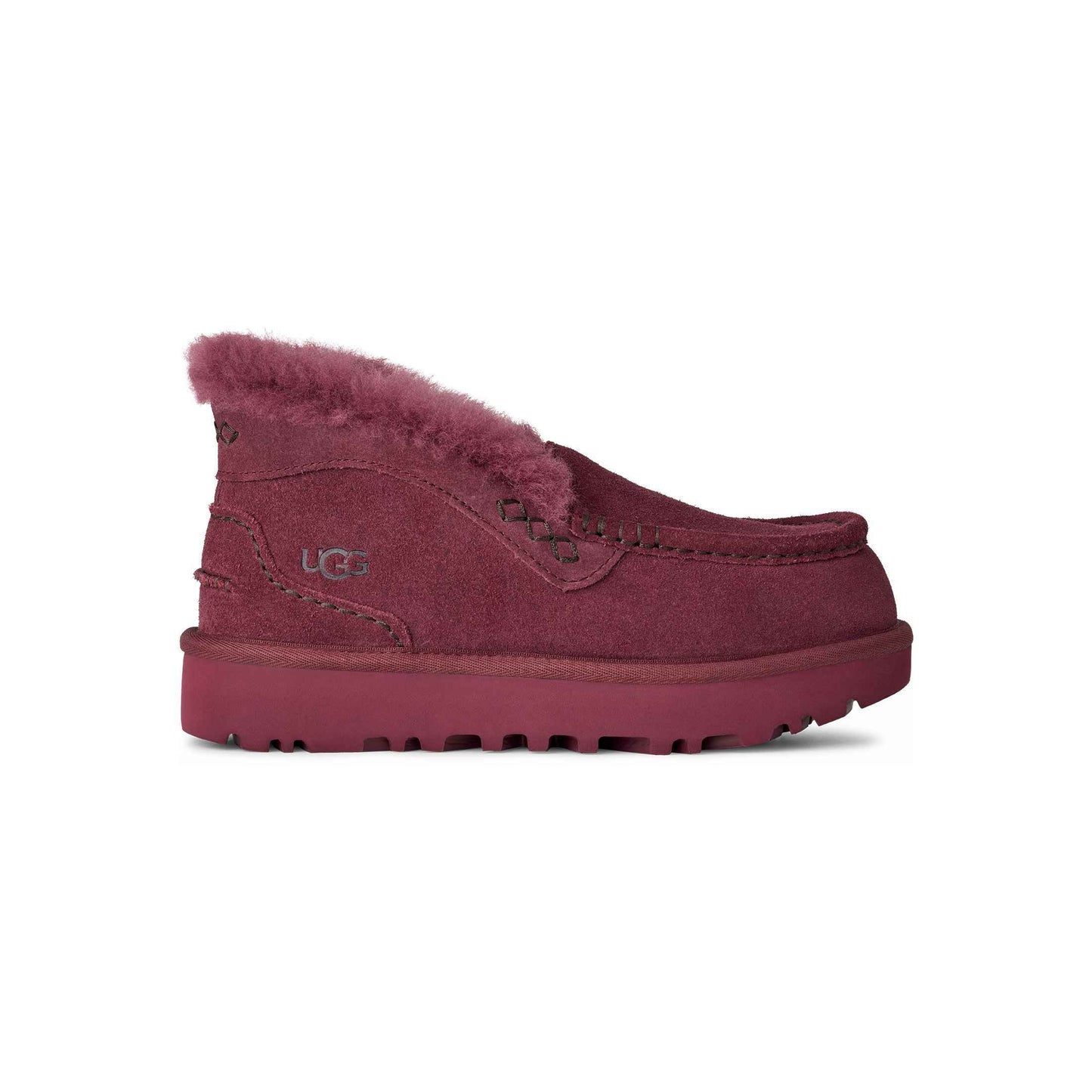 UGG Women's Ansley Parc Slippers  - Burnt Magenta