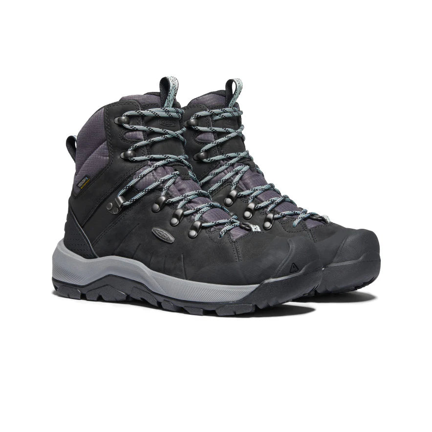 KEEN Women's Revel IV Polar Waterproof Boots - Black/Harbor Gray
