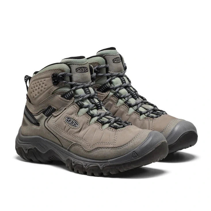 Keen Women's Targhee IV Waterproof Hiking Boot - Steel Grey/Lily Pad