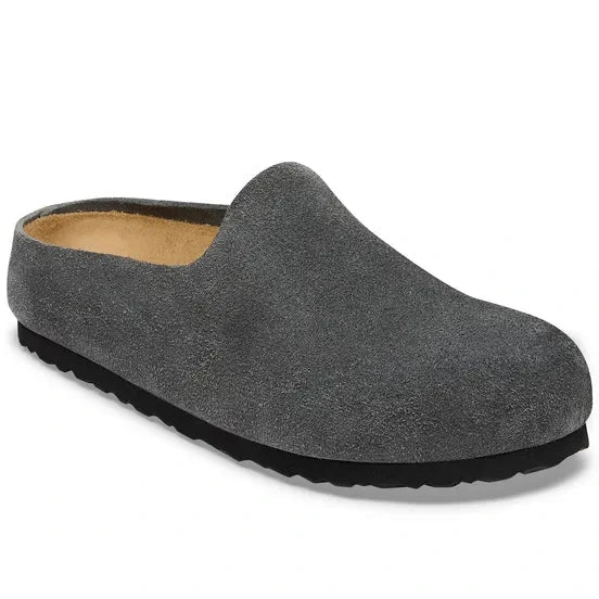 Birkenstock Men's Amsterdam Clog - Charcoal Suede