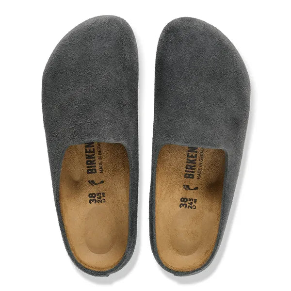 Birkenstock Men's Amsterdam Clog - Charcoal Suede