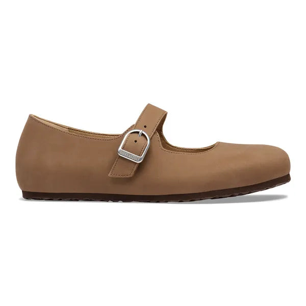 Birkenstock Women's Santa Clarita Nubuck Leather Women- Dark Tea