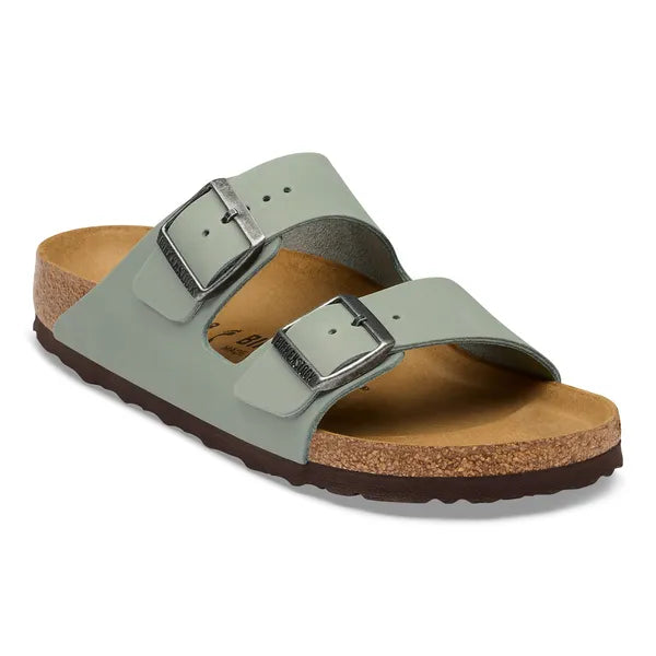 Birkenstock Women's Arizona Oiled Leather Sandals- Pure Sage