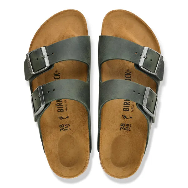Birkenstock Arizona Oiled Leather Unisex - Thyme