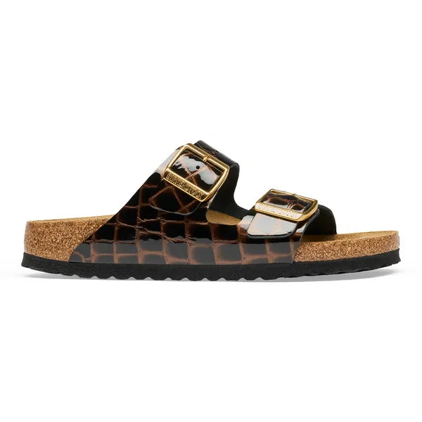 Birkenstock Women's Arizona Leather Emboss -Black