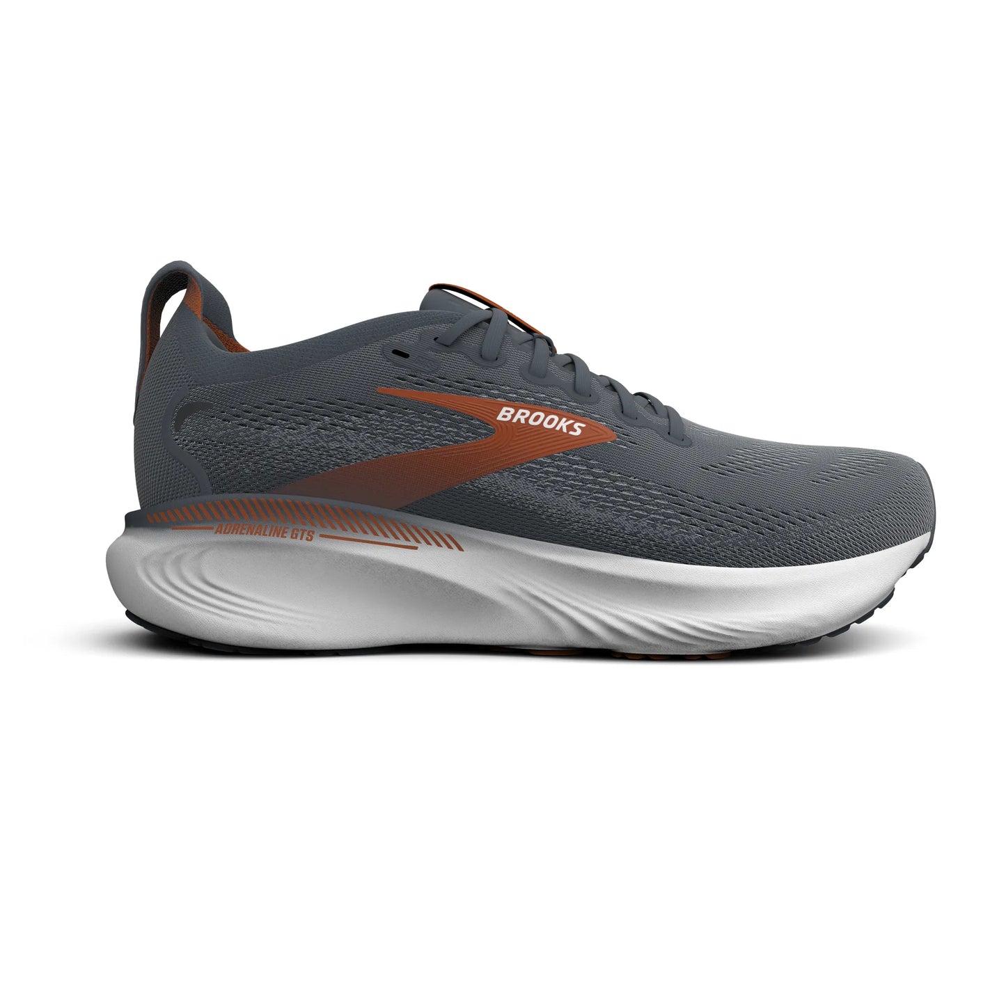 Brooks Men's Adrenaline 25 GTS Running Shoes - Turbulence/Bombay Brown/Grey
