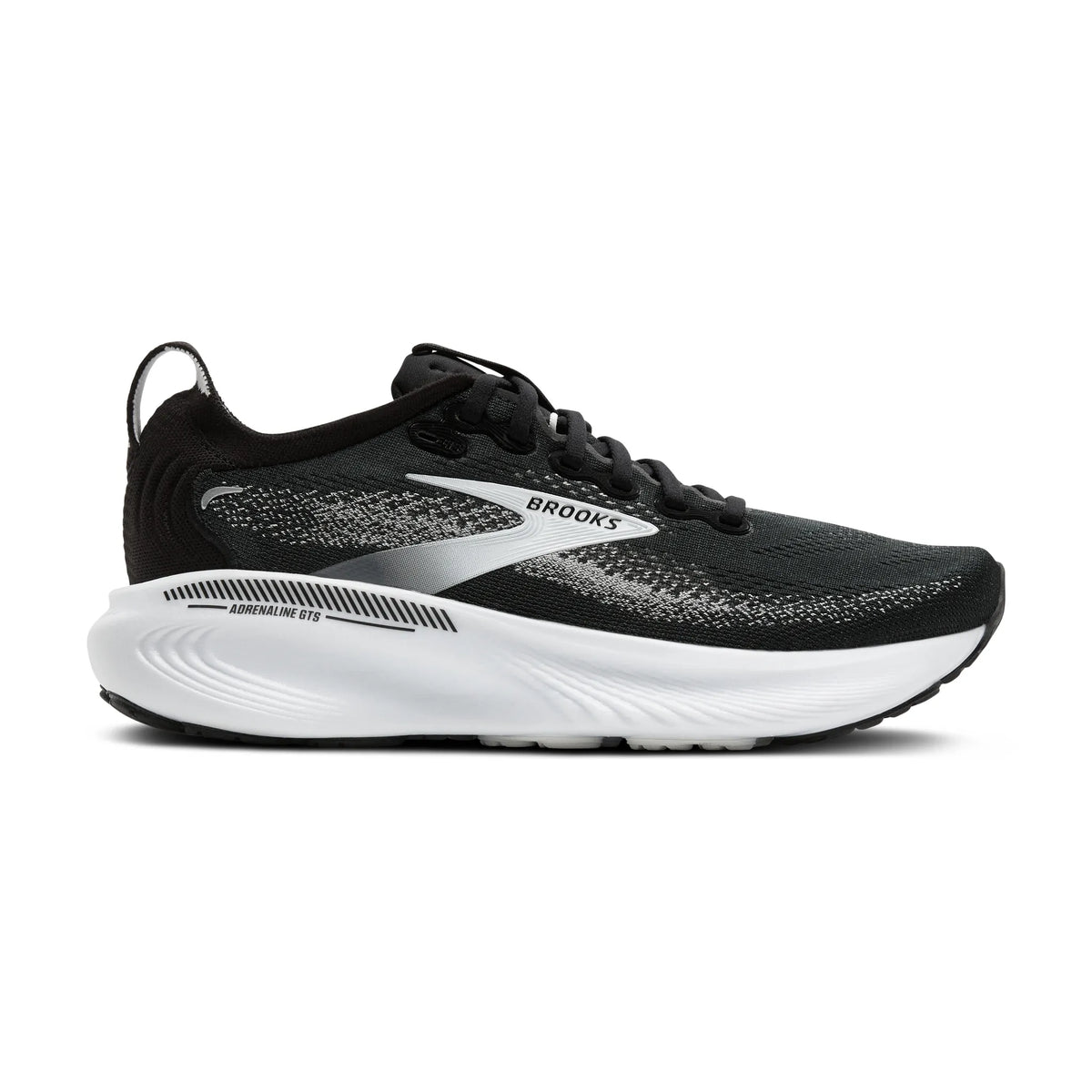 Brooks Men's Adrenaline GTS 25 Running Shoe - Black/Grey/White