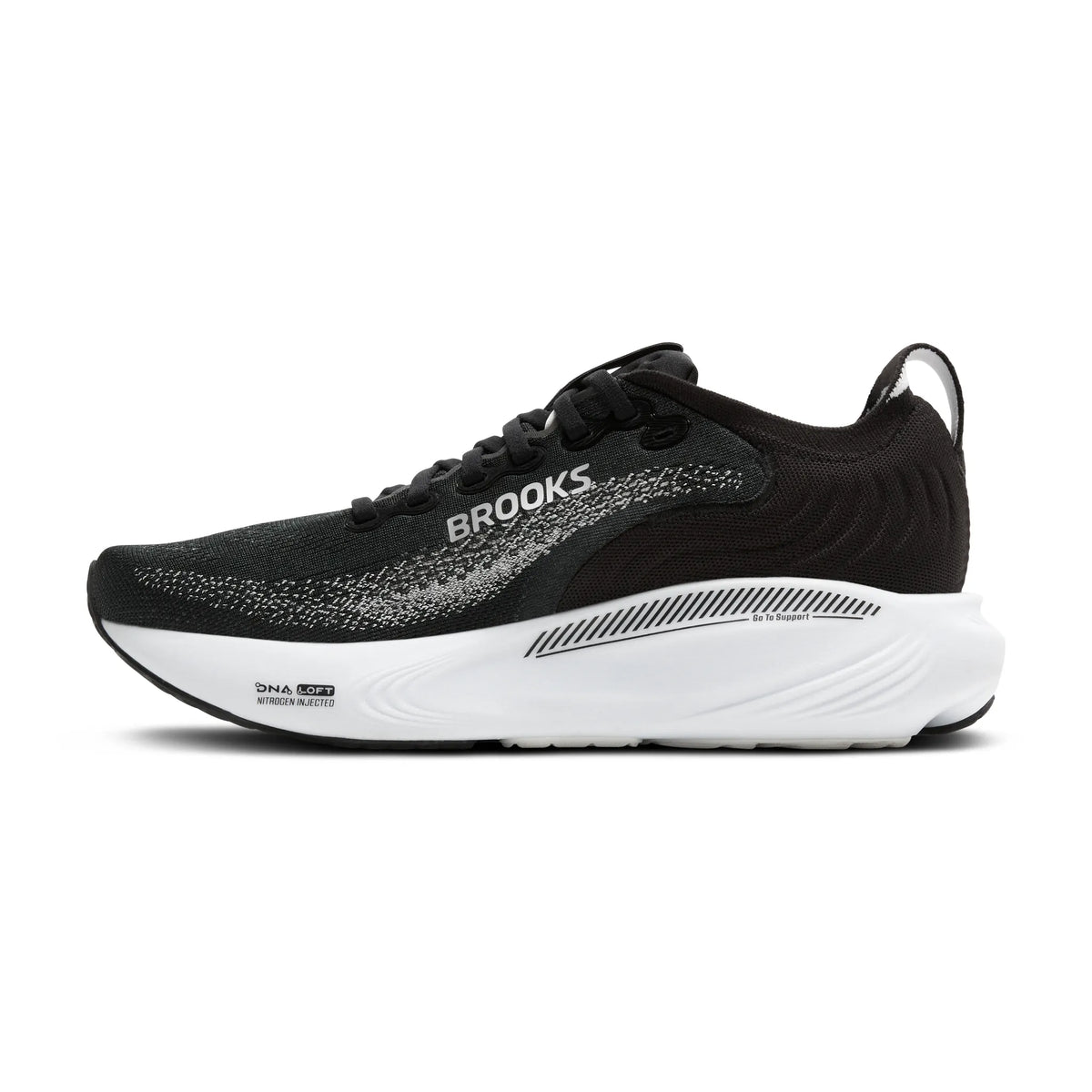 Brooks Men's Adrenaline GTS 25 Running Shoe - Black/Grey/White