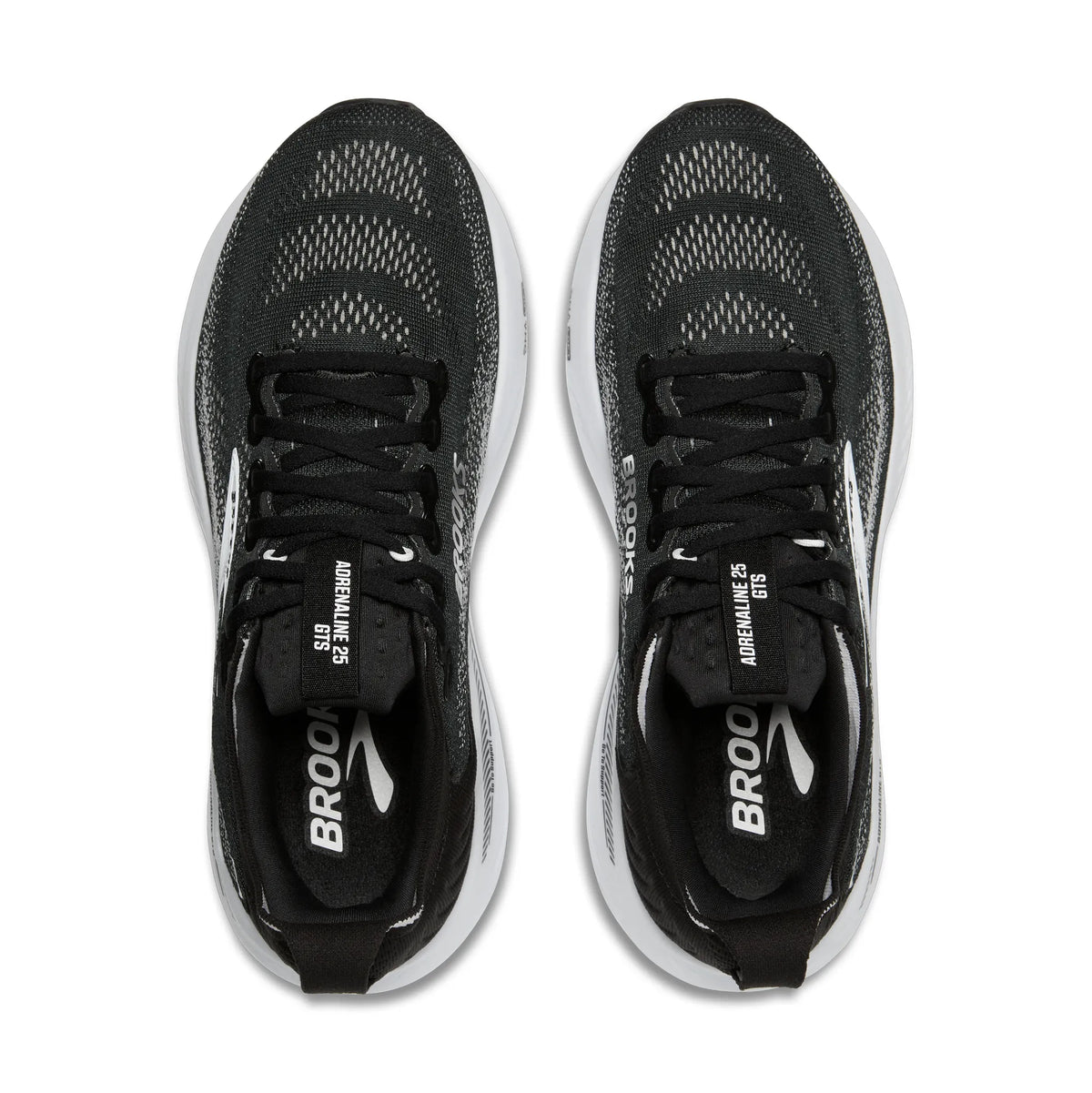 Brooks Men's Adrenaline GTS 25 Running Shoe - Black/Grey/White