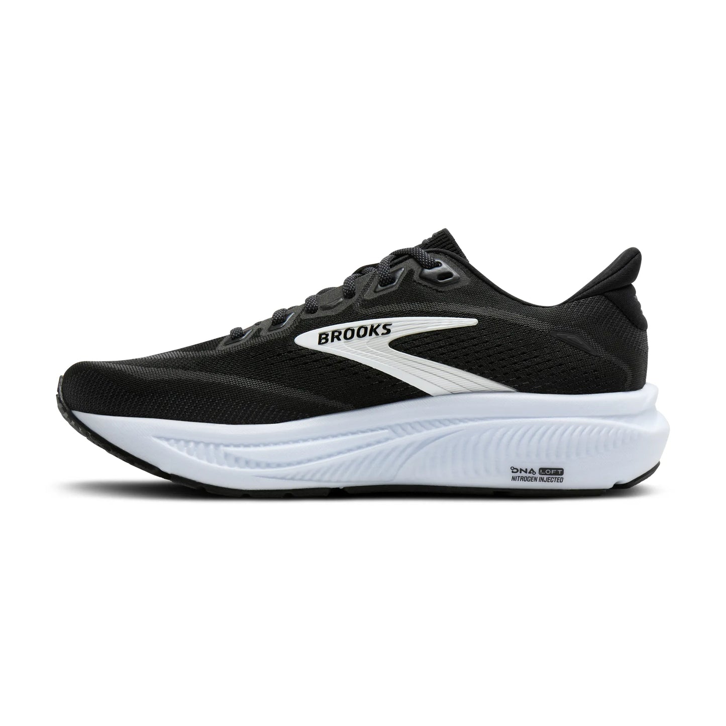Brooks Men's Ghost 18 Running Shoe - Black/Grey/White