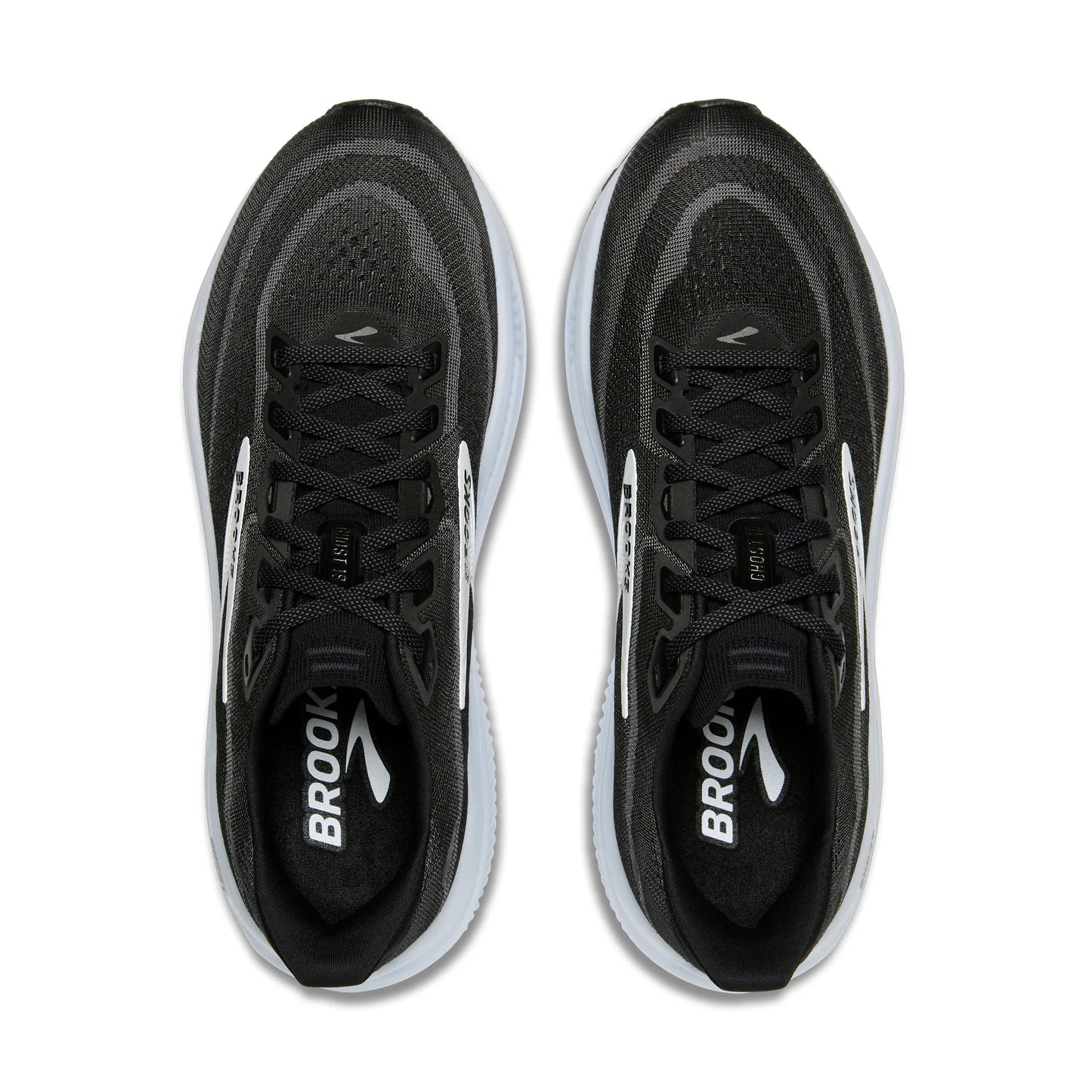 Brooks Men's Ghost 18 Running Shoe - Black/Grey/White