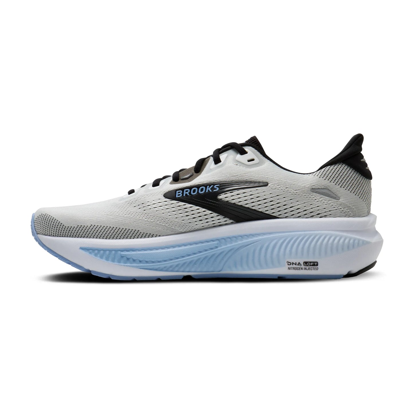 Brooks Men's Ghost 18 Running Shoe - White/Black/Open Air