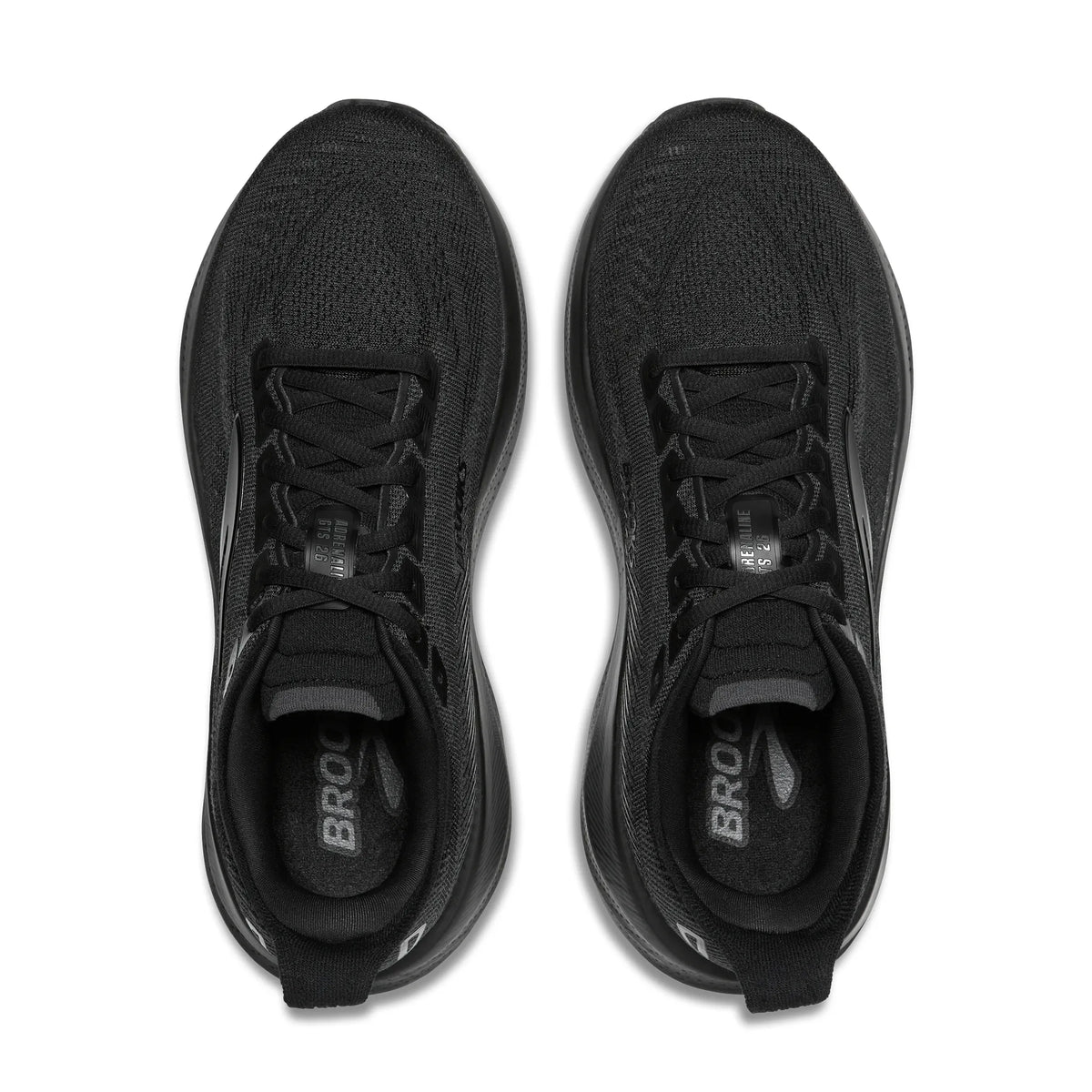 Brooks Men's Adrenaline GTS 26 Running Shoes - Black/Black/Ebony