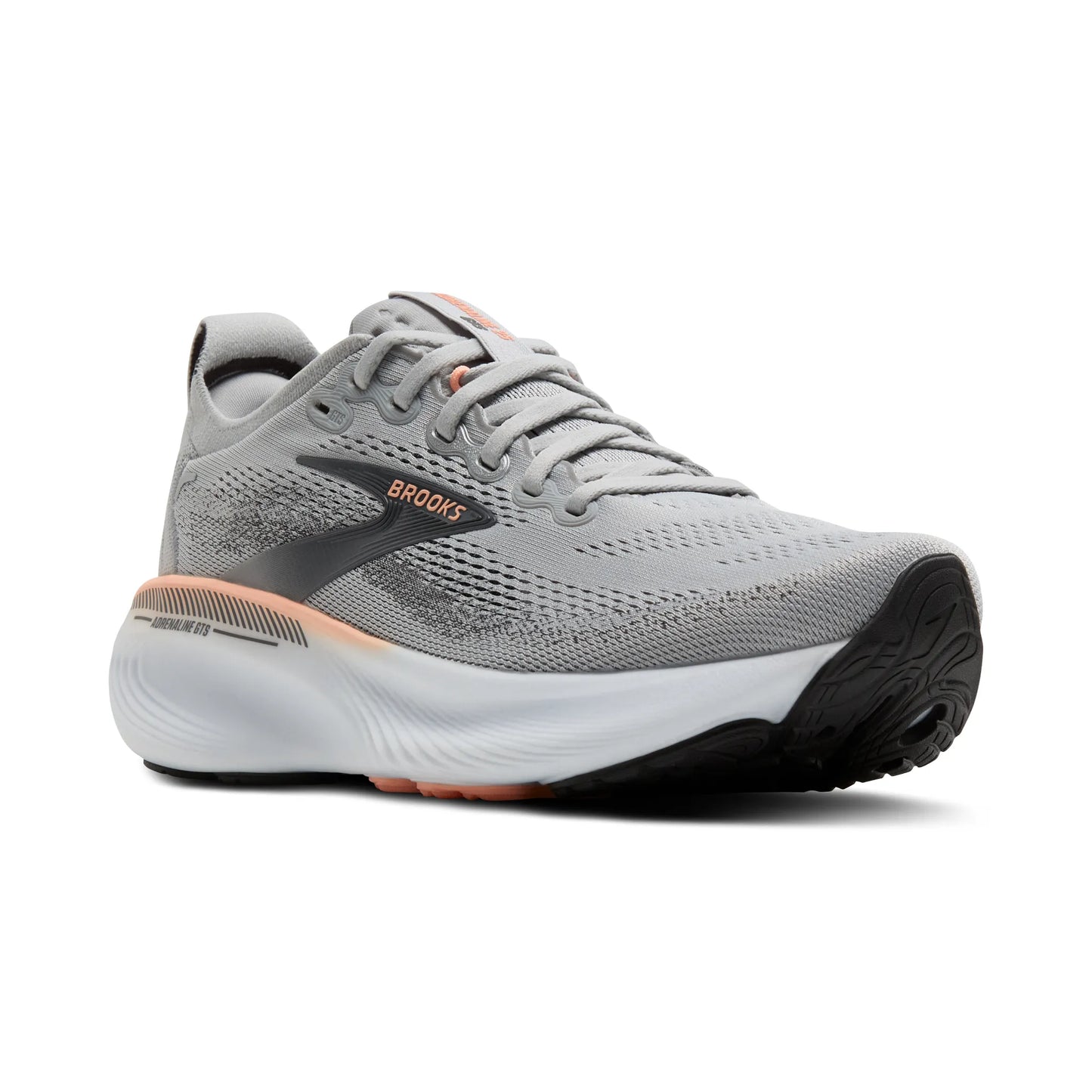 Brooks Women's Adrenaline GTS 25 - Grey/Blackened Pearl/Coral