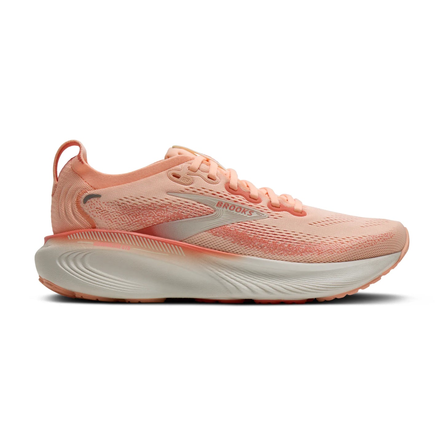 Brooks Women's Adrenaline GTS 25 Running Shoe - Peach Echo