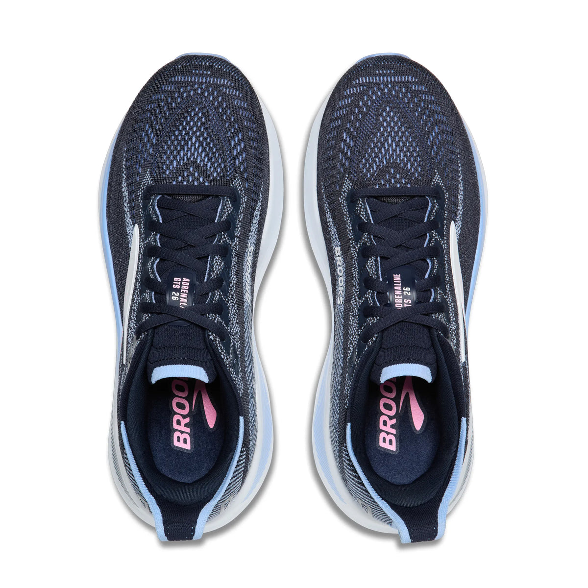 Brooks Women's Adrenaline GTS 26 Running Shoes - Navy/Cornflower/Pink