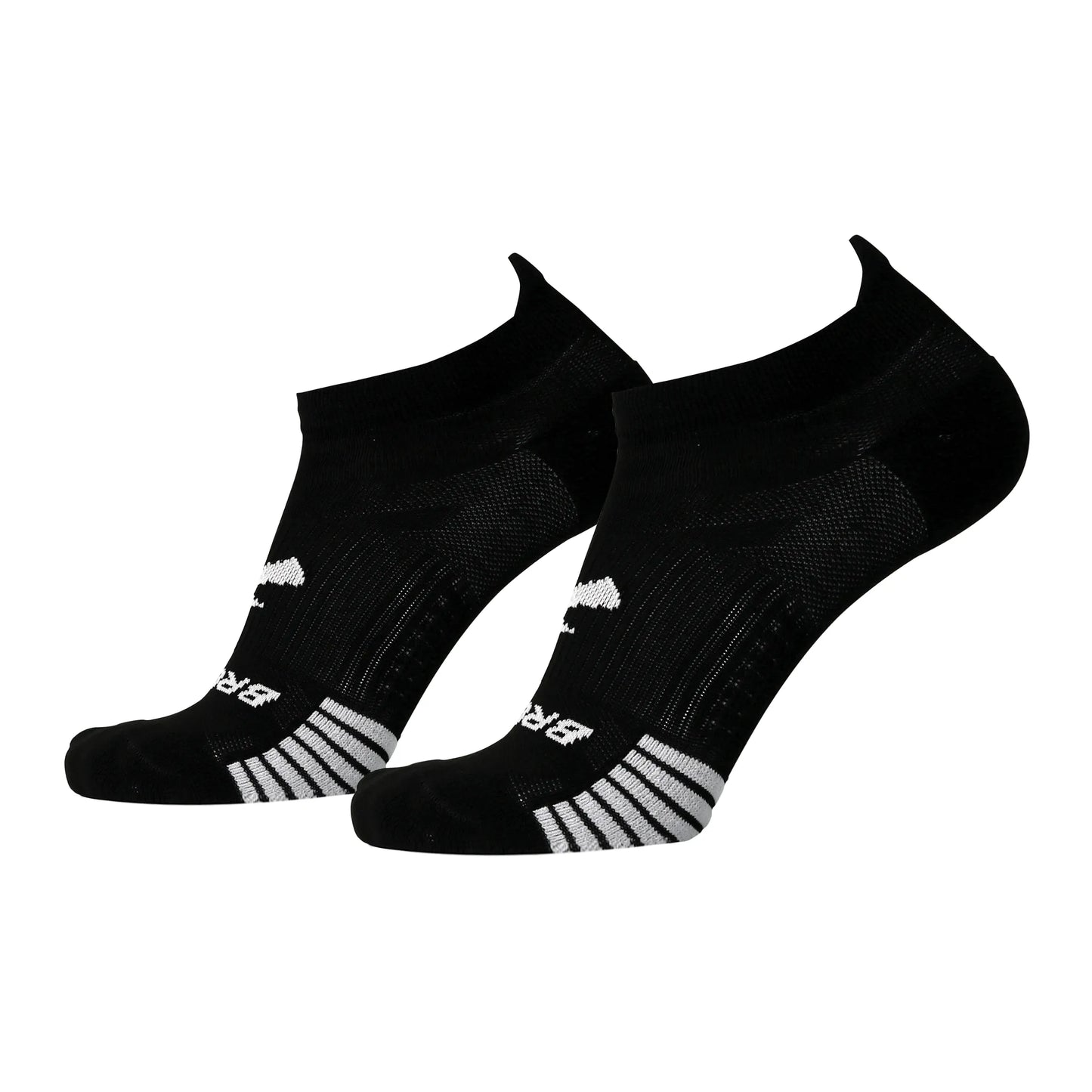 Brooks Ghost Lite No Show Socks Two Pack - Black