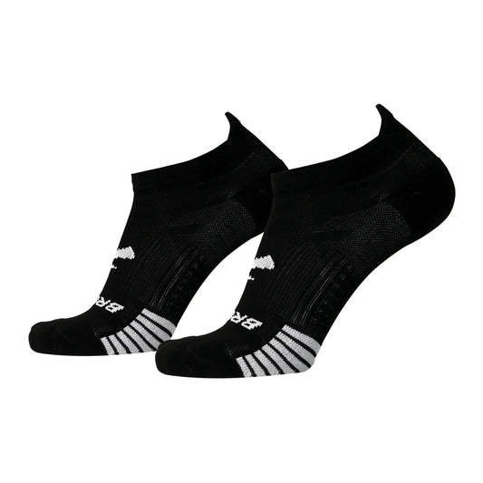Brooks Ghost Lite No Show Socks Two Pack - Black