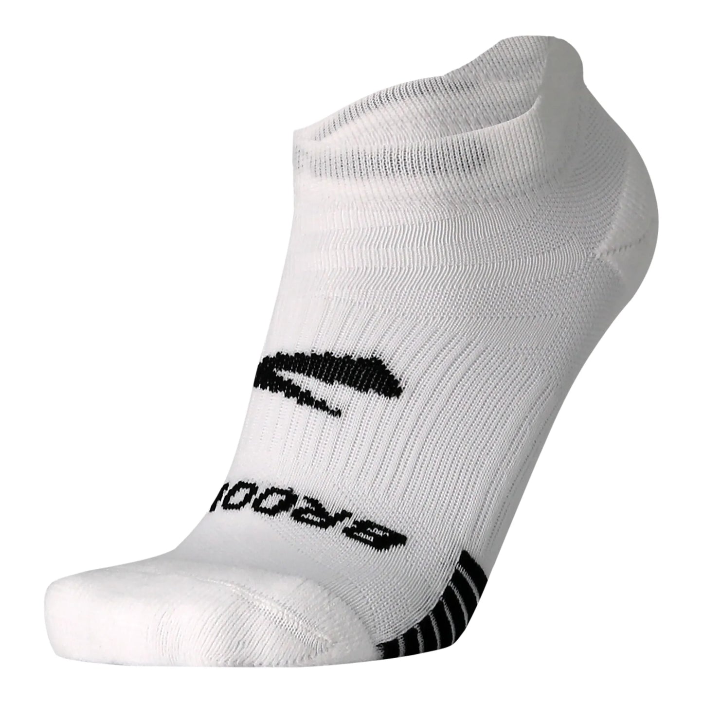 Brooks Ghost Lite No Show Socks Two Pack - White