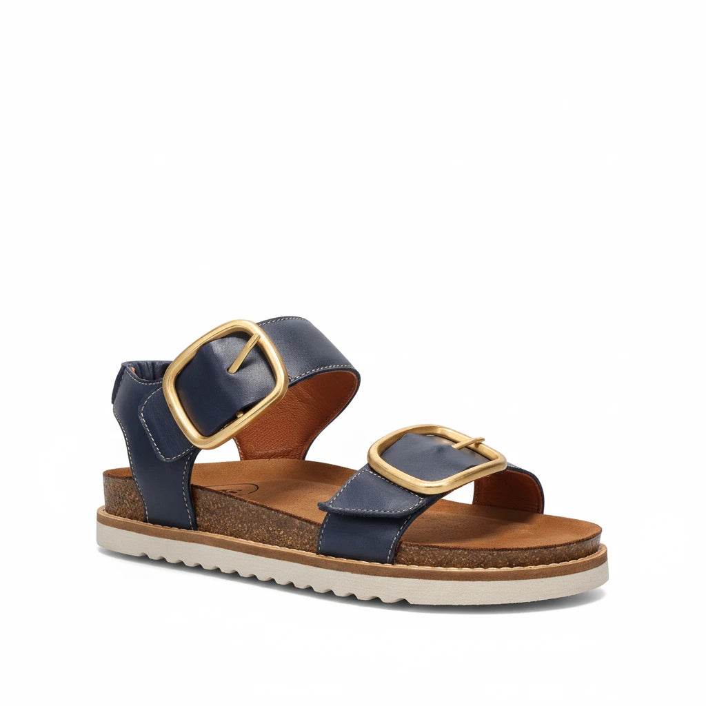 Taos Women's On the Double Sandal - Dark Blue