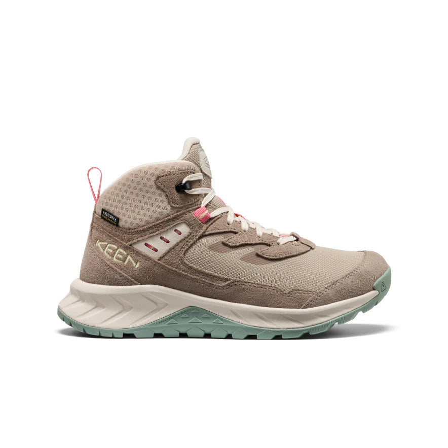 Keen Women's Hightrail Waterproof Hiking Boot- Brindle/Pink Lemonade