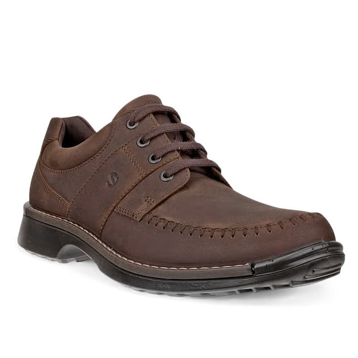 ECCO Men's Fusion Oiled Nubuck Lace-Up Shoe - Cocoa Brown