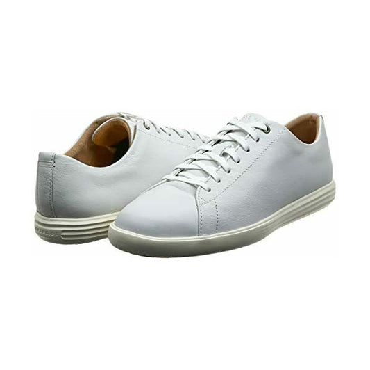 Cole Haan Men's Grand Crosscourt Sneaker - White Leather