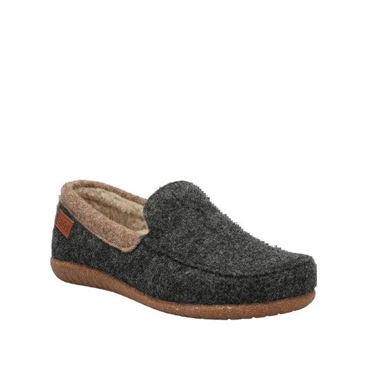 Taos Women's Woolfer Wool Loafer - Charcoal