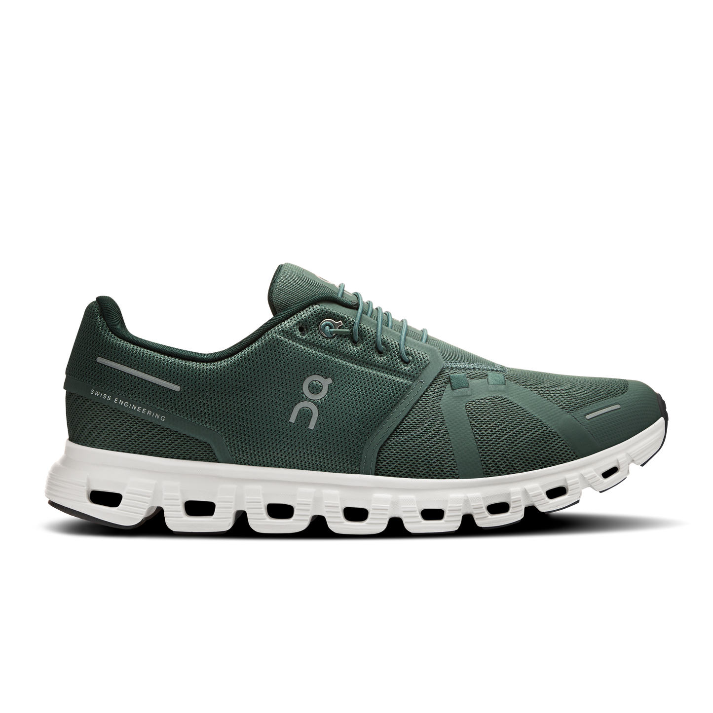 Men's On Cloud 6 Running Shoes - Olive/Evergreen