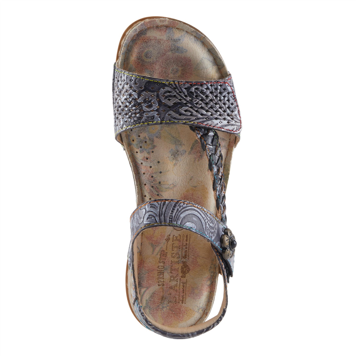 L'Artiste by Spring Step Women's Popular Sandal - Black Multi