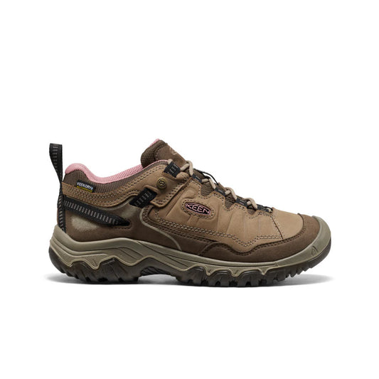 Keen Women's Targhee IV Waterproof Hiking Shoe - Brindle/Nostalgia Rose