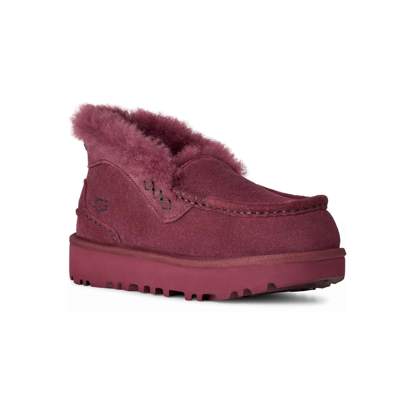 UGG Women's Ansley Parc Slippers  - Burnt Magenta