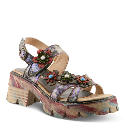 L'Artiste Women's Macha Sandals - Blue Multi