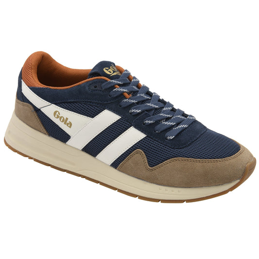 Gola Classics Men's Delta Sneakers - Navy/Tobacco/Off White