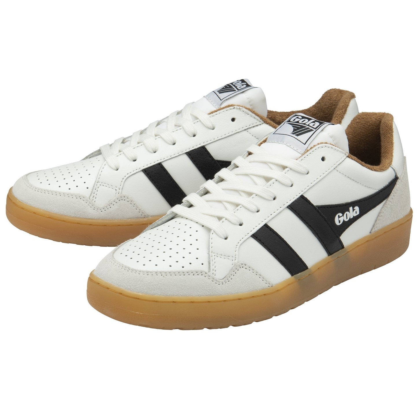 Men's Eagle '86 Retro Sneakers - White/Black/Tobacco/Gum