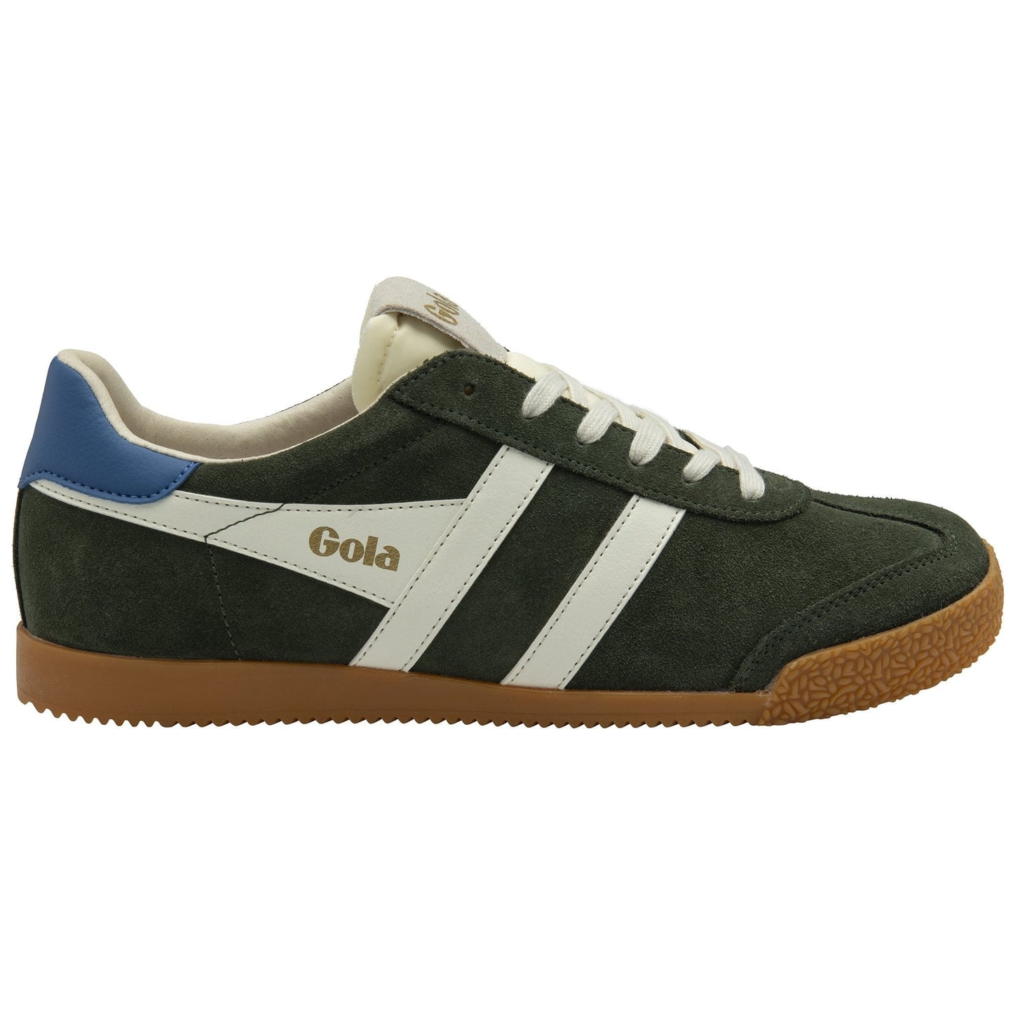 Gola Classics Men's Elan Sneakers - Dark Khaki/Off White/Sapphire