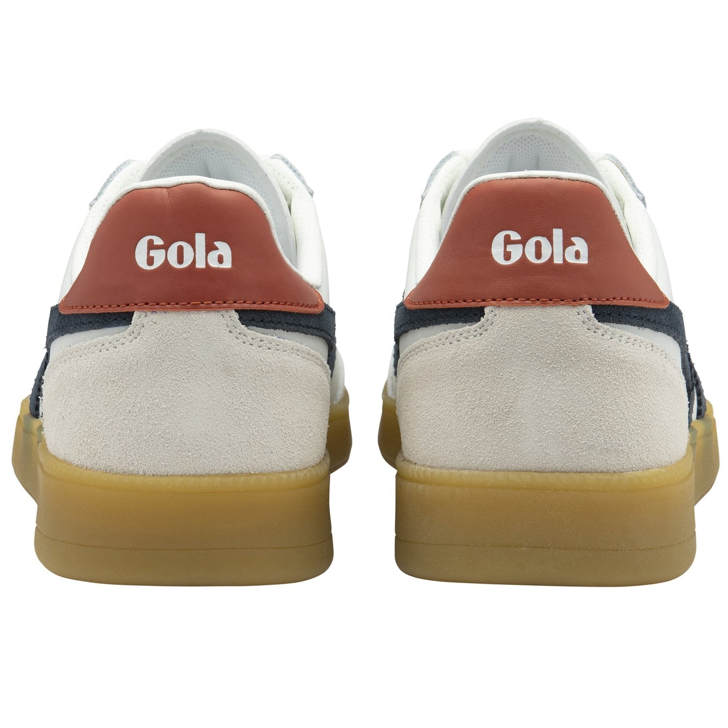 Gola Men's Viper Retro Leather Sneakers - White/Navy/Rust/Gum