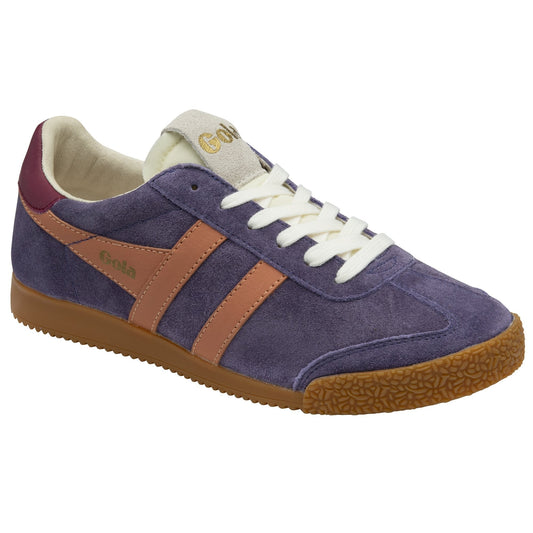 Gola Women's Elan Classic Sneakers - Plum/Terracotta/Cerise