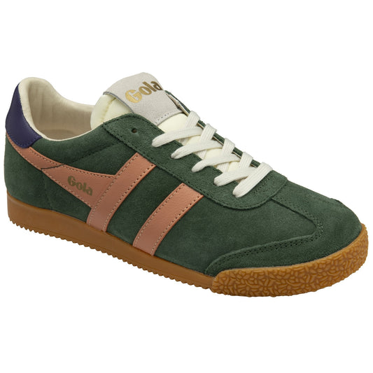 Gola Classics Women's Elan Sneakers - Evergreen/Terracotta/Plum