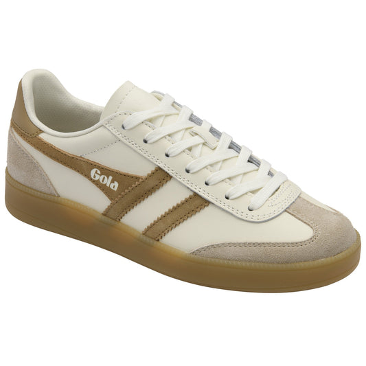 Gola Classics Women's Viper Leather Sneakers - Off White/Bone/Light Caramel/Gum