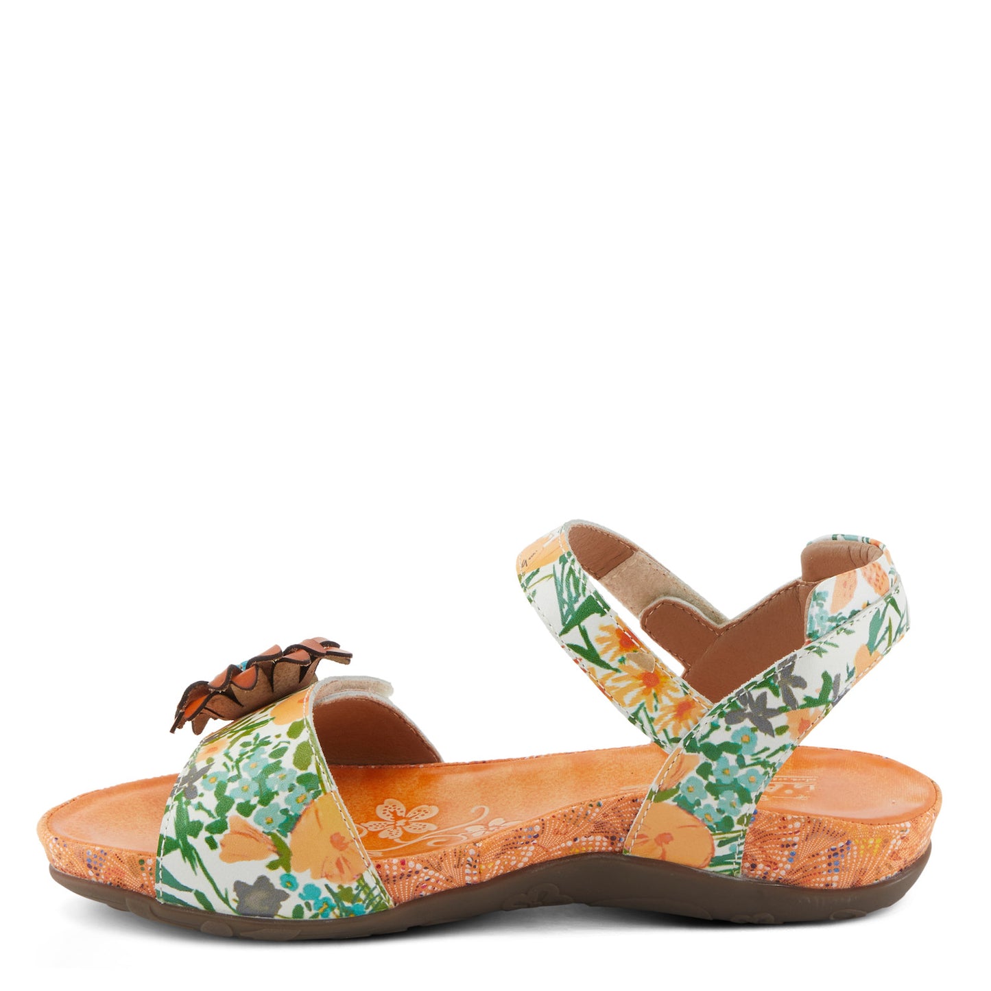 L'Artiste by Spring Step Women's Gladystee Sandals - Orange Multi