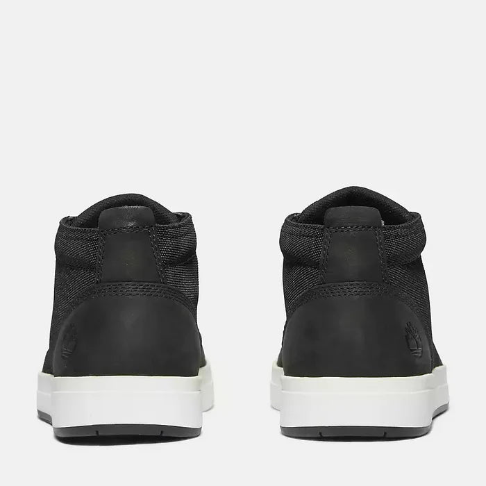 Timberland Men's Davis Sqare Chukka Mid Lace Sneaker - Black