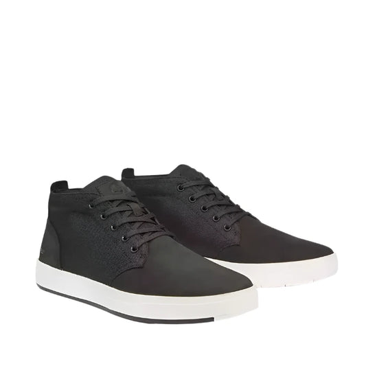 Timberland Men's Davis Sqare Chukka Mid Lace Sneaker - Black